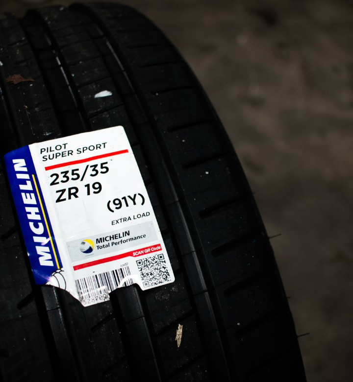 New tyres ready for fitting