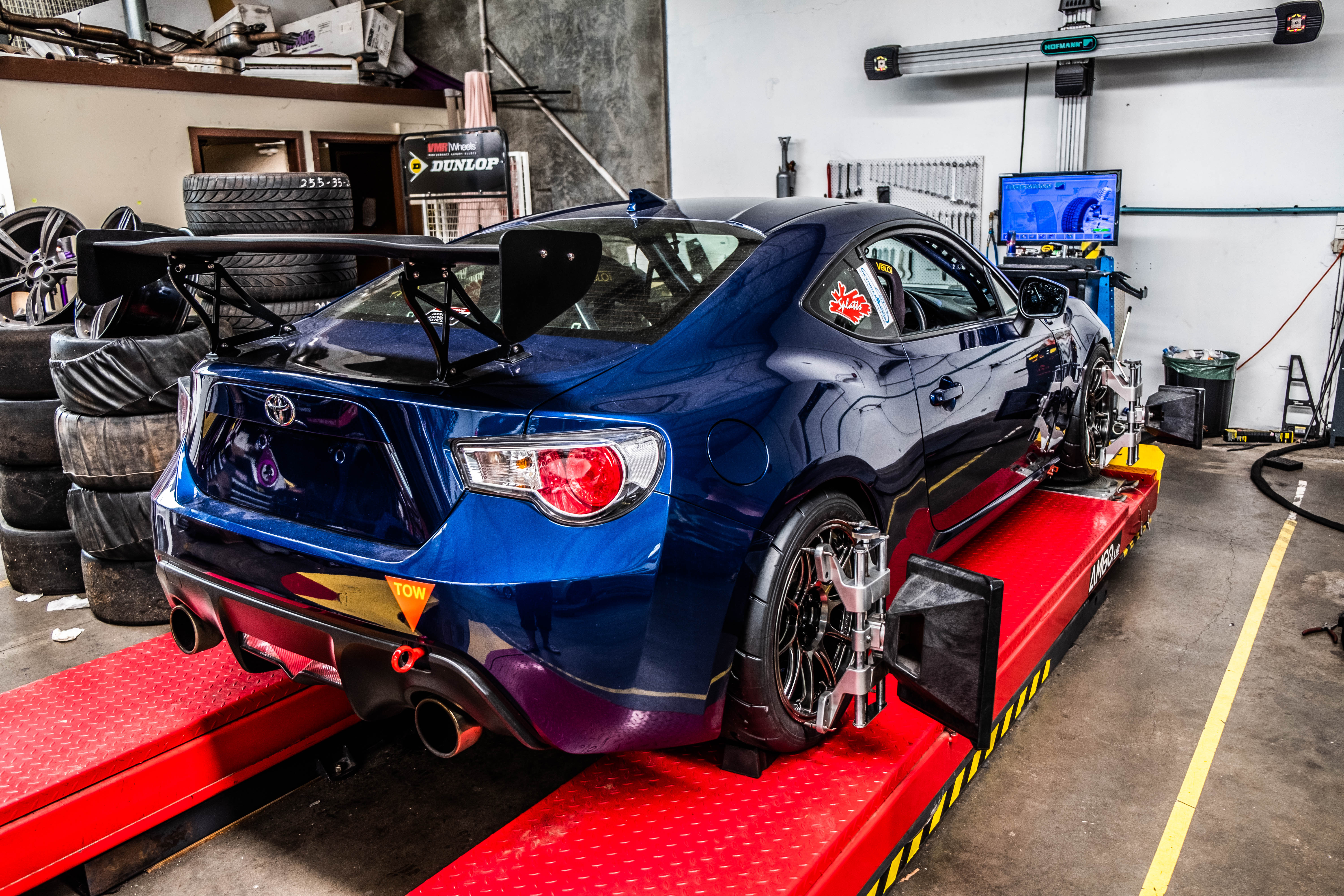 Wheel balancing and alignment